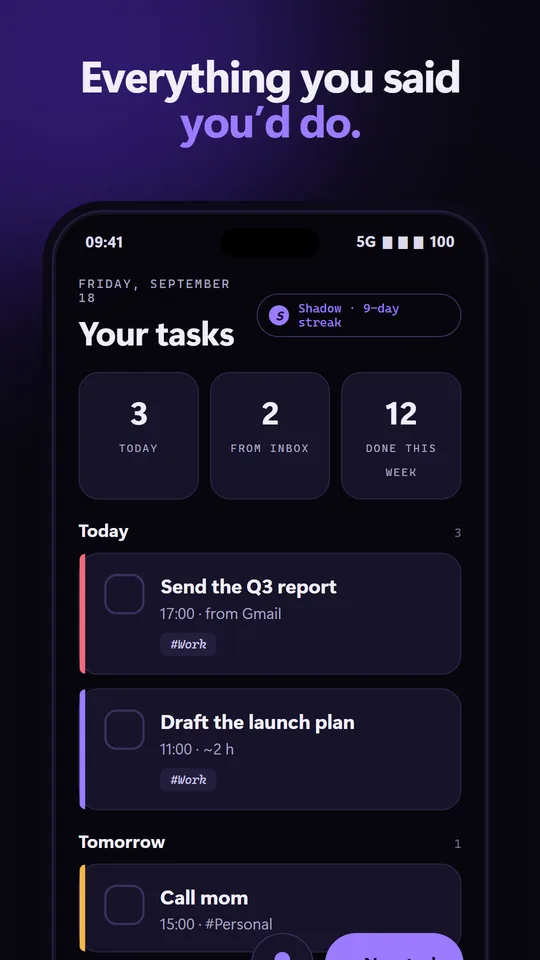 PhantomTasks : liste de tâches